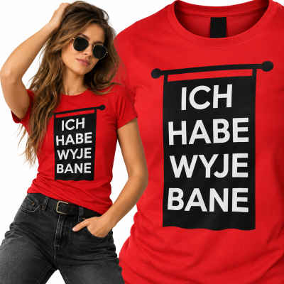 KOSZULKA ŚMIESZNA DAMSKA ICH HABE